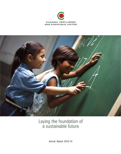 Thumbnail Chambal Fertilisers
 Annual Report 2013-2014