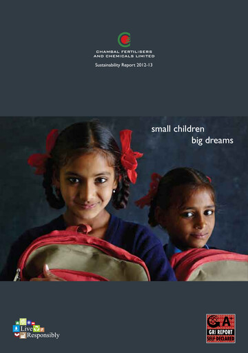 Thumbnail Chambal Fertilisers
 Sustainability Report 2012-2013