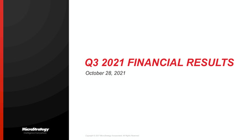 Thumbnail Strategy 
 (MicroStrategy) Quarterly Report 2021-q3