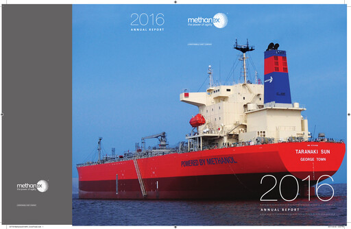 Thumbnail Methanex Annual Report 2016