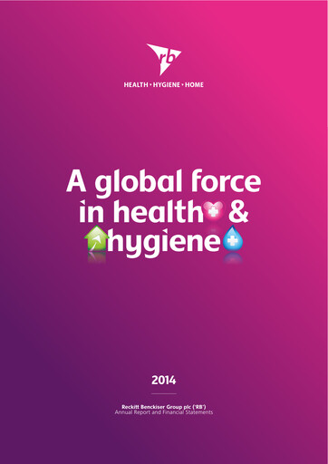 Miniature Reckitt Benckiser
 Rapport annuel 2014
