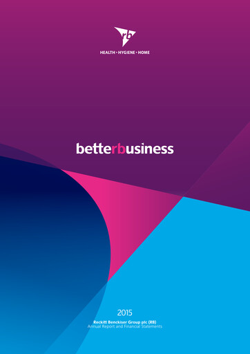 Miniature Reckitt Benckiser
 Rapport annuel 2015