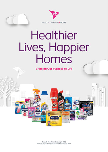 Miniature Reckitt Benckiser
 Rapport annuel 2017