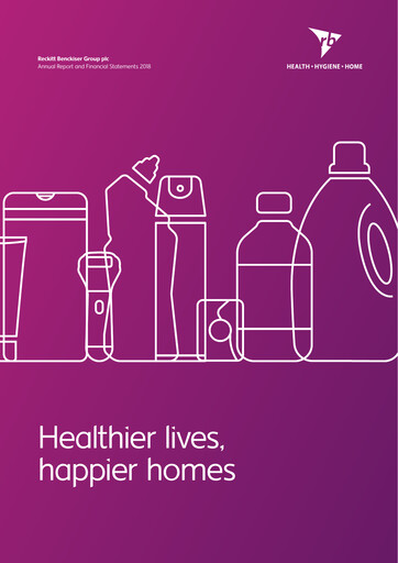 Miniature Reckitt Benckiser
 Rapport annuel 2018