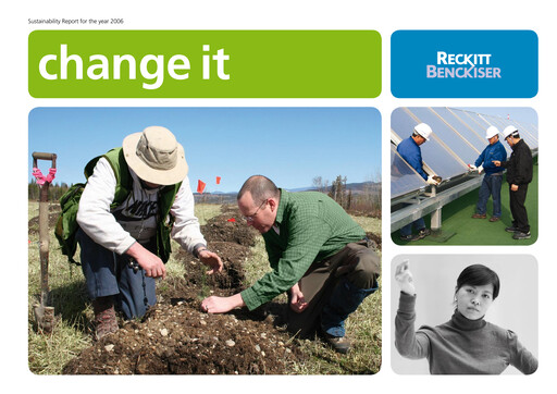 Miniature Reckitt Benckiser
 Rapport de durabilité 2006