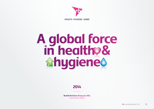Miniature Reckitt Benckiser
 Rapport de durabilité 2014