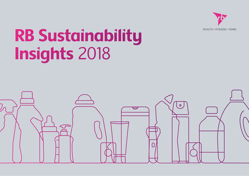 Miniature Reckitt Benckiser
 Rapport de durabilité 2018