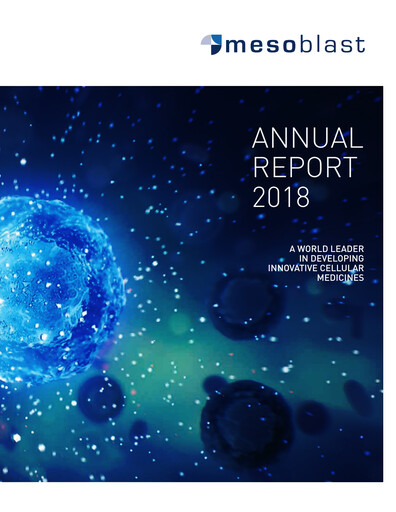Thumbnail Mesoblast
 Annual Report 2018