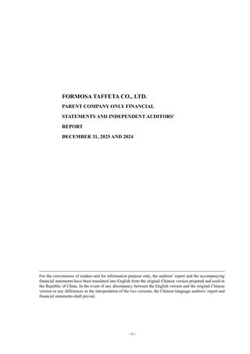 Thumbnail Formosa Taffeta Financial Statement 2025