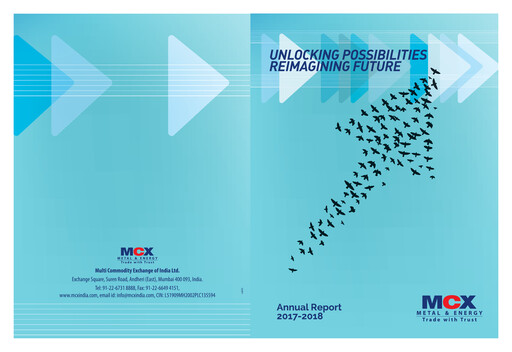Thumbnail Multi Commodity Exchange Annual Report 2017-2018