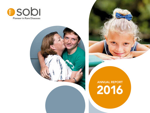 Thumbnail Swedish Orphan Biovitrum Annual Report 2016