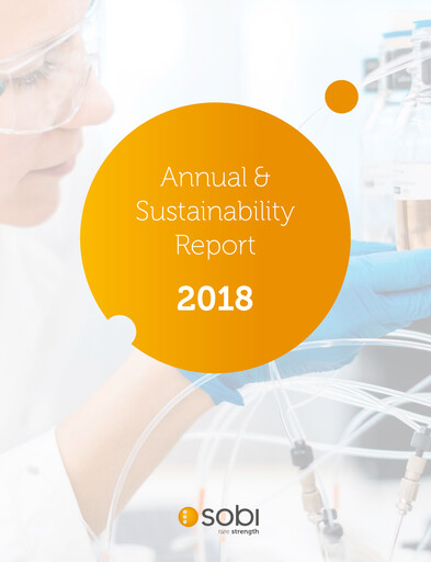 Thumbnail Swedish Orphan Biovitrum Annual Report 2018