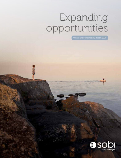 Thumbnail Swedish Orphan Biovitrum Annual Report 2020