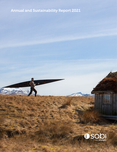 Thumbnail Swedish Orphan Biovitrum Annual Report 2021