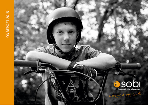 Thumbnail Swedish Orphan Biovitrum Quarterly Report 2015-q3