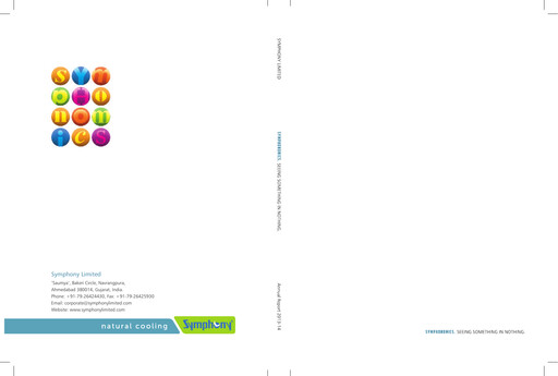 Thumbnail Symphony Limited Annual Report 2013-2014