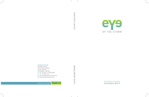 Thumbnail Symphony Limited Annual Report 2018-2019