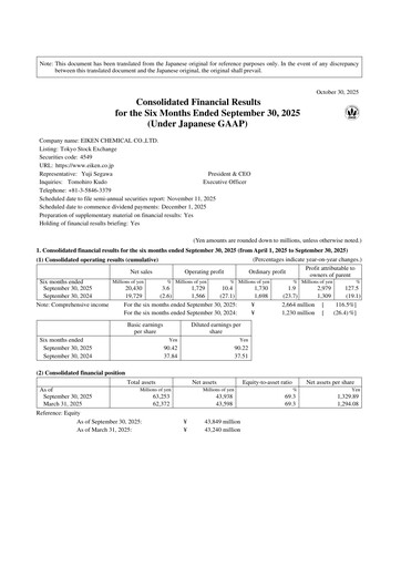 Thumbnail Eiken Chemical Half-year Report fy2025