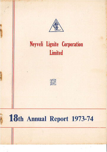 Thumbnail NLC India Annual Report 1973-1974