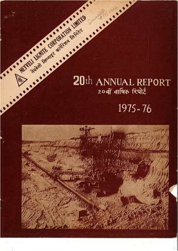 Thumbnail NLC India Annual Report 1975-1976