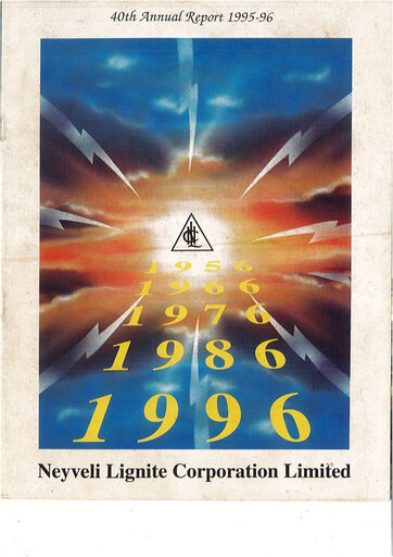 Thumbnail NLC India Annual Report 1995-1996