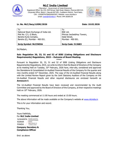 Thumbnail NLC India Quarterly Report 2025-q3
