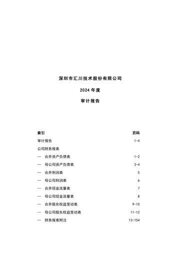 Thumbnail Shenzhen Inovance Financial Statement 2024