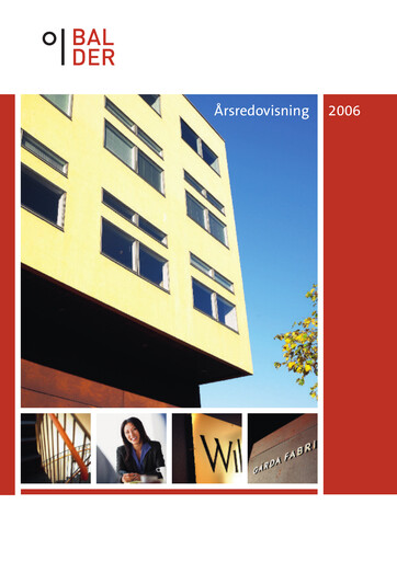 Vorschaubild Fastighets AB Balder Jahresbericht 2006