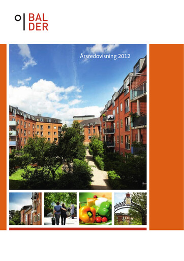 Vorschaubild Fastighets AB Balder Jahresbericht 2012