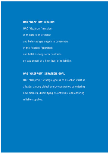 Thumbnail Gazprom Annual Report 2006