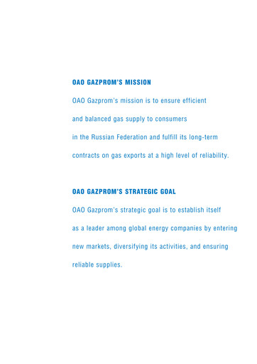 Thumbnail Gazprom Annual Report 2007