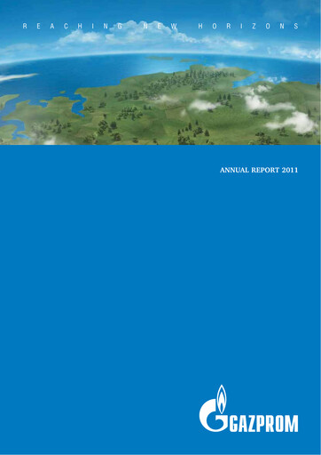 Thumbnail Gazprom Annual Report 2011