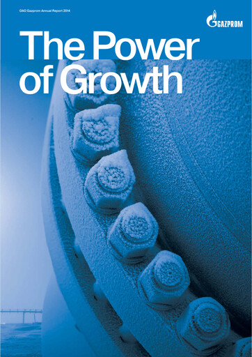 Thumbnail Gazprom Annual Report 2014