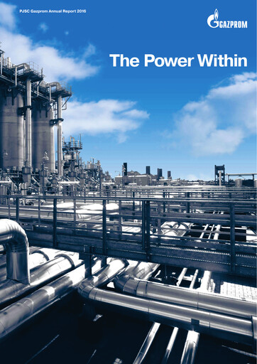 Thumbnail Gazprom Annual Report 2016