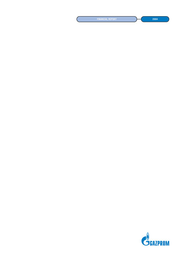 Thumbnail Gazprom Financial Statement 2004