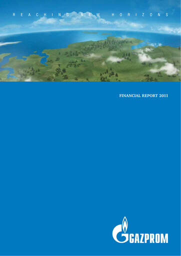 Thumbnail Gazprom Financial Statement 2011