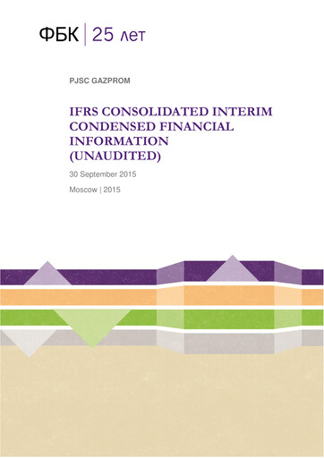 Thumbnail Gazprom Financial Statement 2015-9m