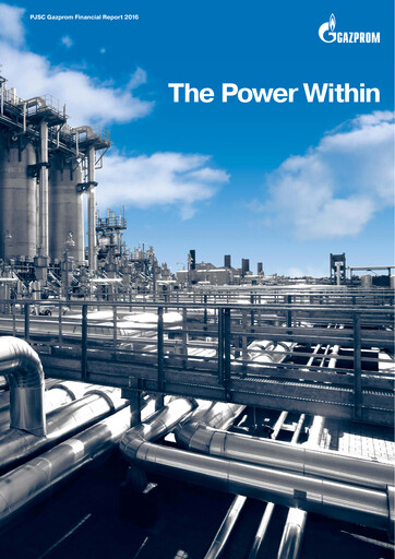 Thumbnail Gazprom Financial Statement 2016