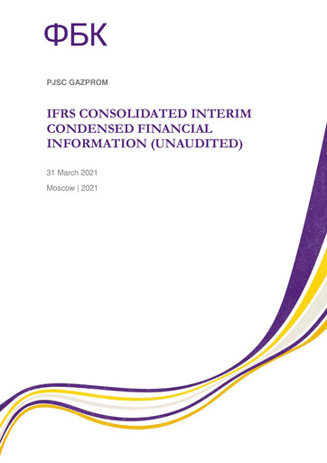 Thumbnail Gazprom Financial Statement 2021-q1