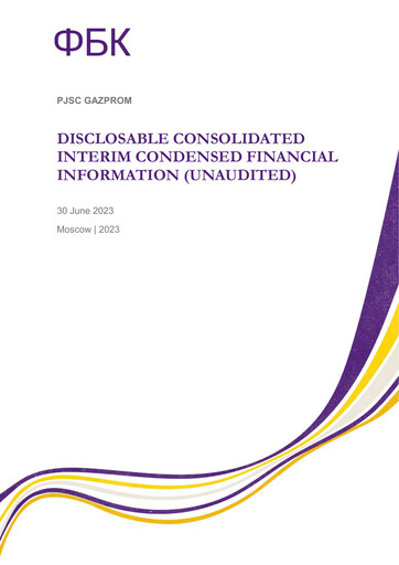 Thumbnail Gazprom Financial Statement 2023-h1