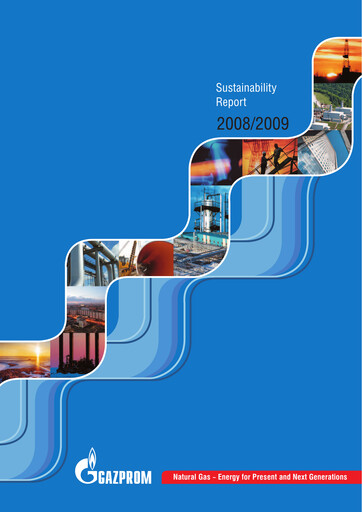 Miniature Gazprom Rapport de durabilité 2008