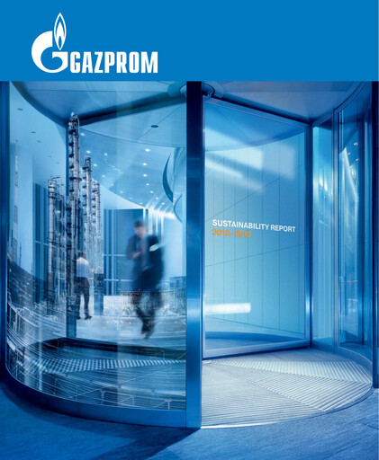 Miniature Gazprom Rapport de durabilité 2013