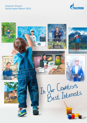 Miniature Gazprom Rapport de durabilité 2022