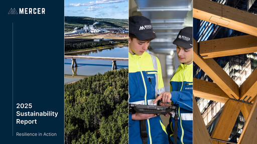 Thumbnail Mercer International Sustainability Report 2025