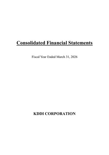 Thumbnail KDDI Annual Report 2025