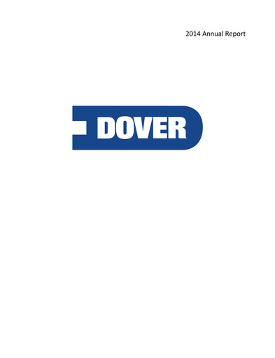 Thumbnail Dover Corporation Annual Report 2014