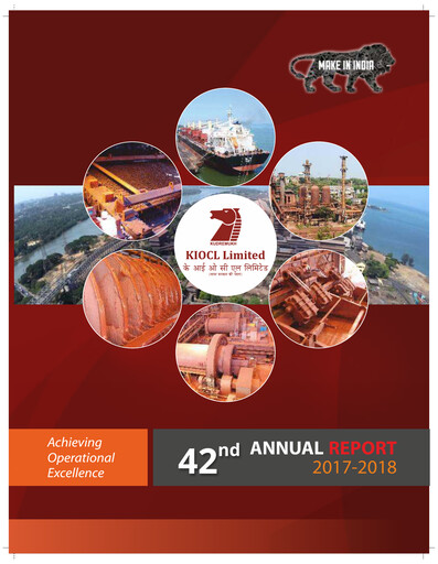 Thumbnail KIOCL Annual Report 2017-2018