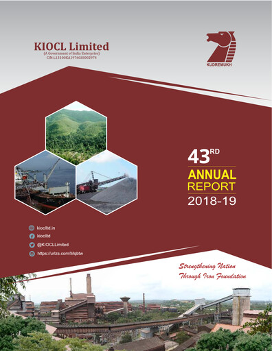 Thumbnail KIOCL Annual Report 2018-2019