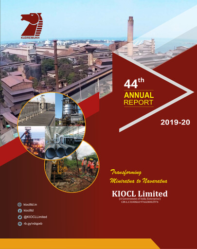 Thumbnail KIOCL Annual Report 2019-2020