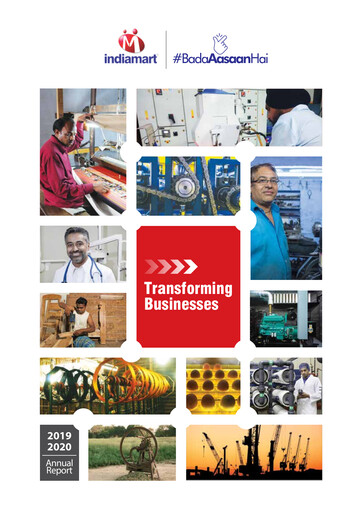 Thumbnail IndiaMART Annual Report 2019-2020